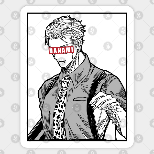 Nanami kento manga panel style. Kento Nanami Sticker TeePublic